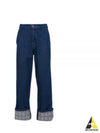 Logo Grid Workwear Jeans Dark Blue - JW ANDERSON - BALAAN 2