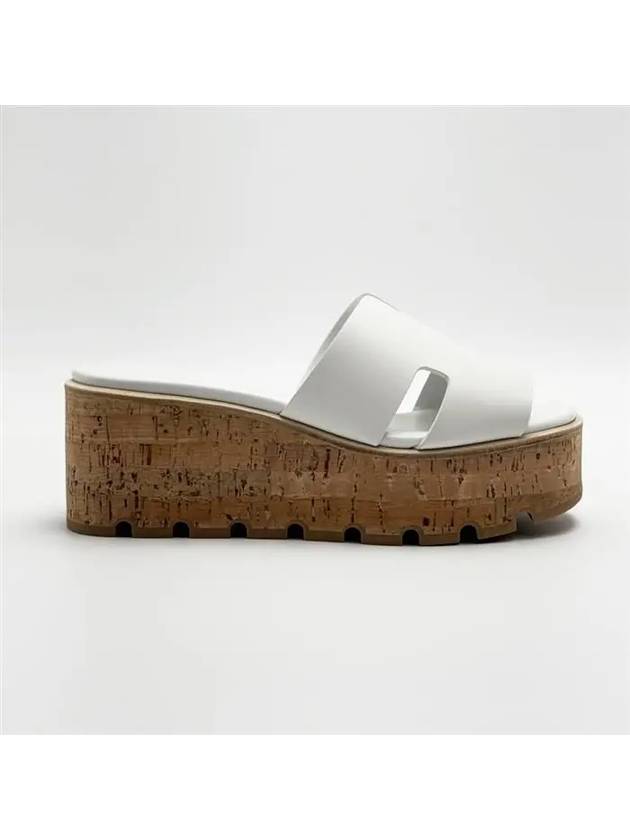 Eze 30 Calfskin Sandals White - HERMES - BALAAN 4