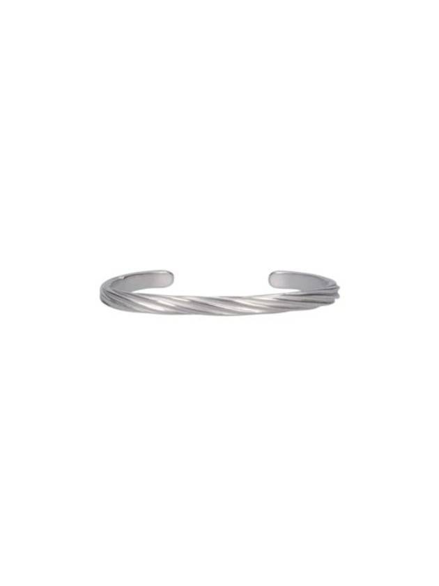 Timeless Cuff Bracelet Silver - MAISON MARGIELA - BALAAN 1