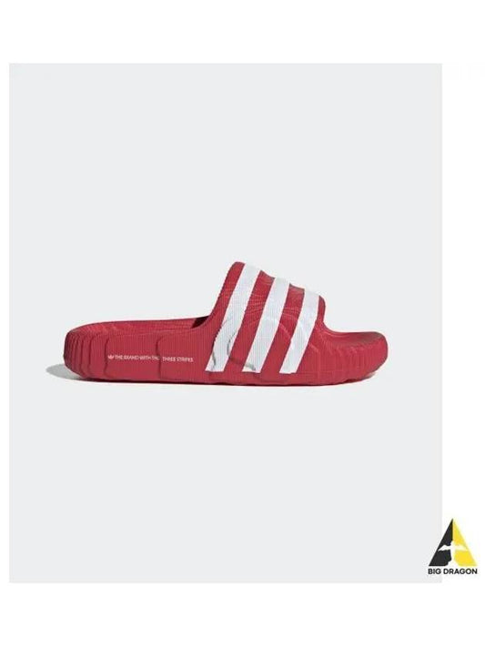 adidas Adilette 22 Red White IG9259 - ADIDAS - BALAAN 1