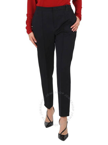 Women s Straight Pants Moncler Ladies Black Leg Canvas Trousers - MONCLER - BALAAN 1