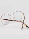 Glasses Frame BY5046H 005 Round Metal Light Men Women - BALLY - BALAAN 4