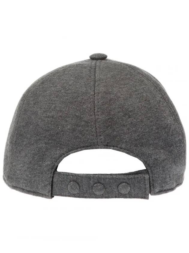 Monogram Jersey Ball Cap Gray - BURBERRY - BALAAN.