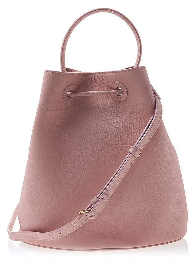 Grainy Leather Small TB Bucket Bag Pink - BURBERRY - BALAAN 4