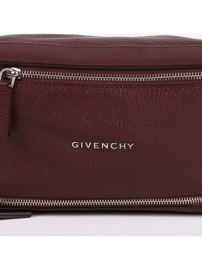 Pandora burgundy mini chain cross bag - GIVENCHY - BALAAN 2