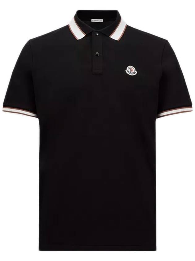 Logo Patch PK Shirt Black - MONCLER - BALAAN 2