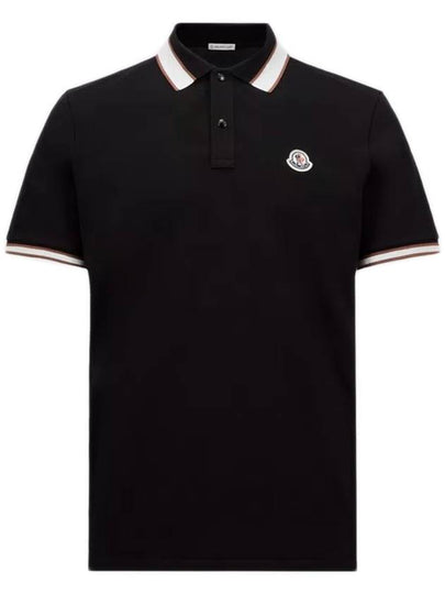 Logo Patch PK Shirt Black - MONCLER - BALAAN 2