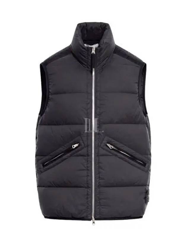 Seamless Tunnel Nylon Down Vest Black - STONE ISLAND - BALAAN 2