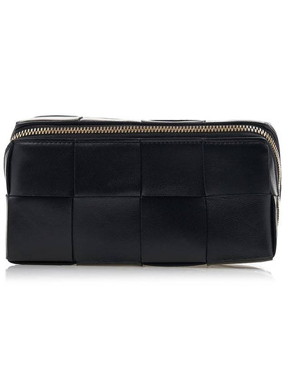 Intrecciato Pouch Bag Black - BOTTEGA VENETA - BALAAN 2