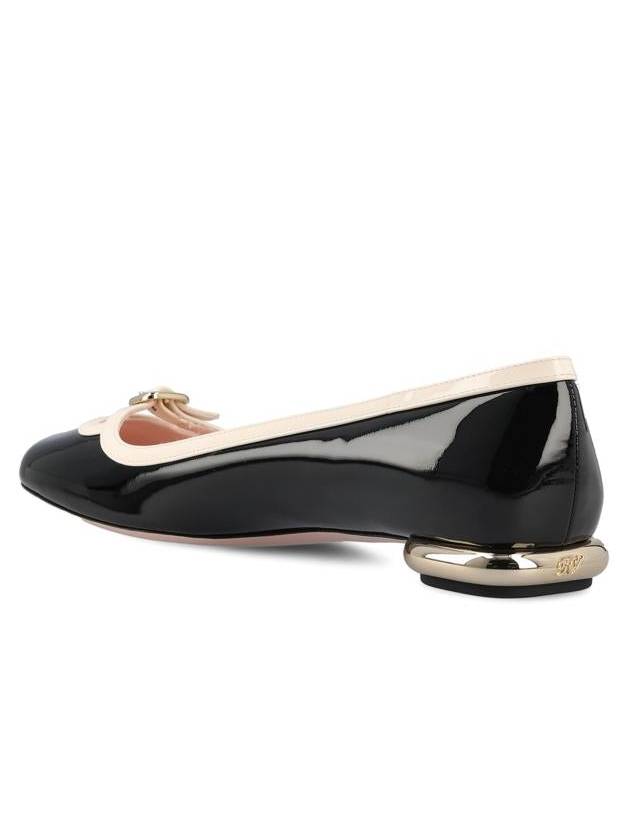 Viv Podium Patent Leather Ballerina Black - ROGER VIVIER - BALAAN 4