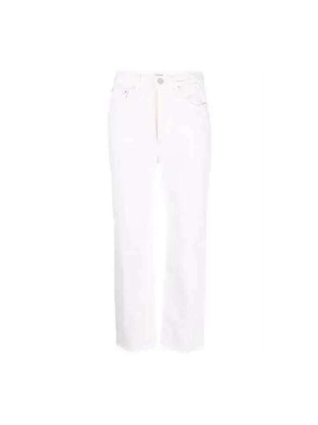 Pants Women Classic Cut Denim White - TOTEME - BALAAN 1