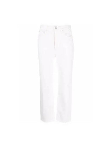 Pants Women Classic Cut Denim White - TOTEME - BALAAN 1