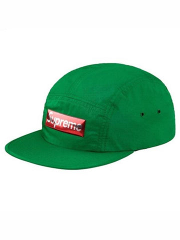 Green Camp Cap Liquid Metal Logo Camp Cap - SUPREME - BALAAN 1