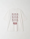 Overfit Nine Runners T-shirt Ivory - BOOVOOM - BALAAN 2