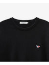 Men's Tricolor Fox Knit Black FU00502KT1036 BK - MAISON KITSUNE - BALAAN 3