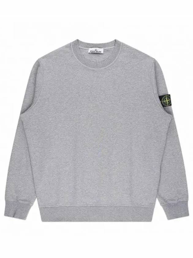 Wappen Patch Garment Dyed Sweatshirt Grey - STONE ISLAND - BALAAN 2