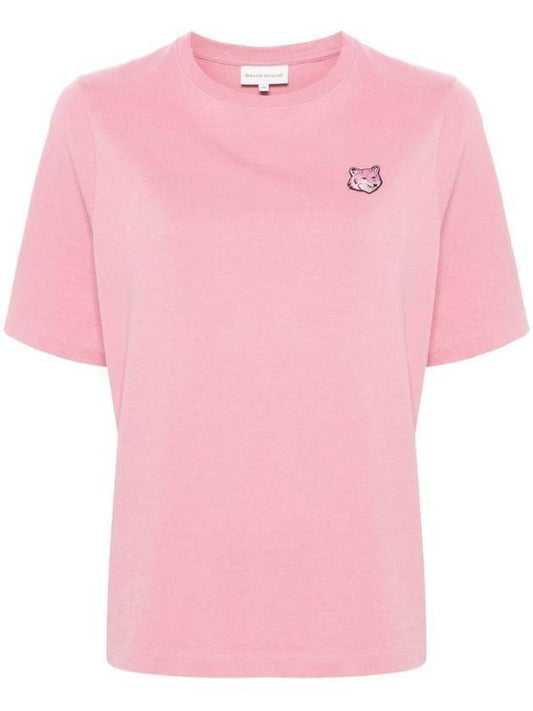 Bold Fox Head Patch Comfort Short Sleeve T-Shirt Rosebud - MAISON KITSUNE - BALAAN 1