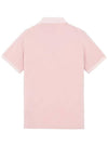 Men's Logo Wappen Short Sleeve PK Shirt Pink - STONE ISLAND - BALAAN.