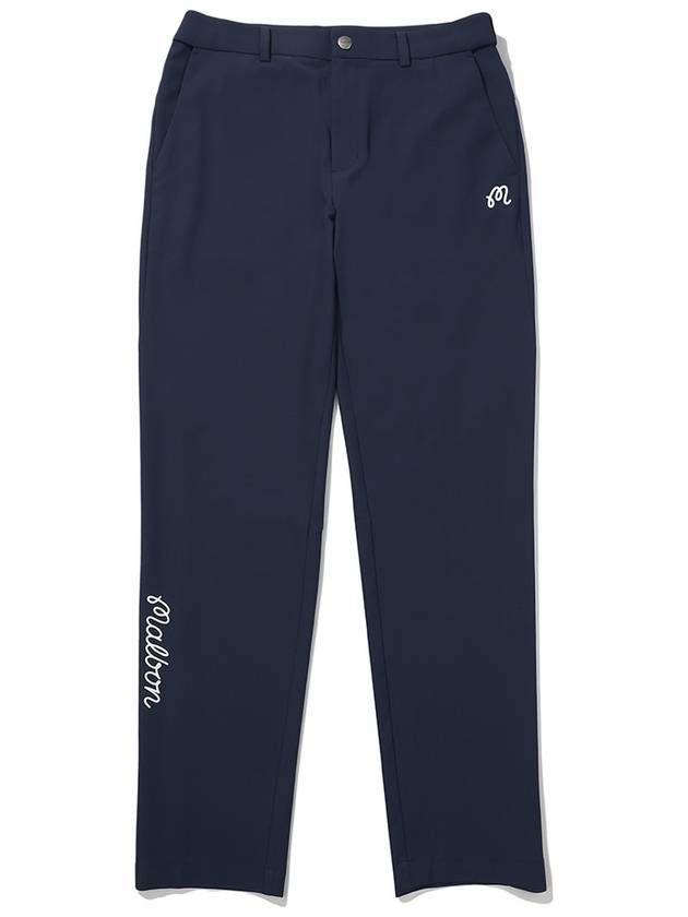 M Player Straight Pants NAVY MAN - MALBON GOLF - BALAAN 1