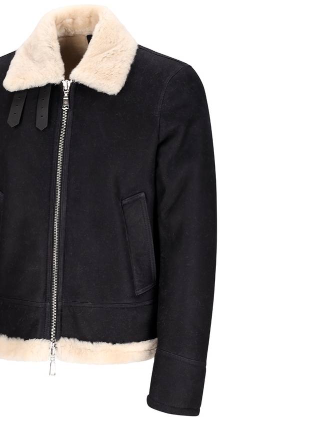 AVIATION SHEARLING JACKET - TAGLIATORE - BALAAN 3