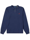 Embroidery Logo Long Sleeve Polo Shirt Navy - POLO RALPH LAUREN - BALAAN 2