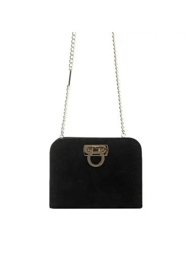 Logo Shoulder Bag Black - SALVATORE FERRAGAMO - BALAAN 1