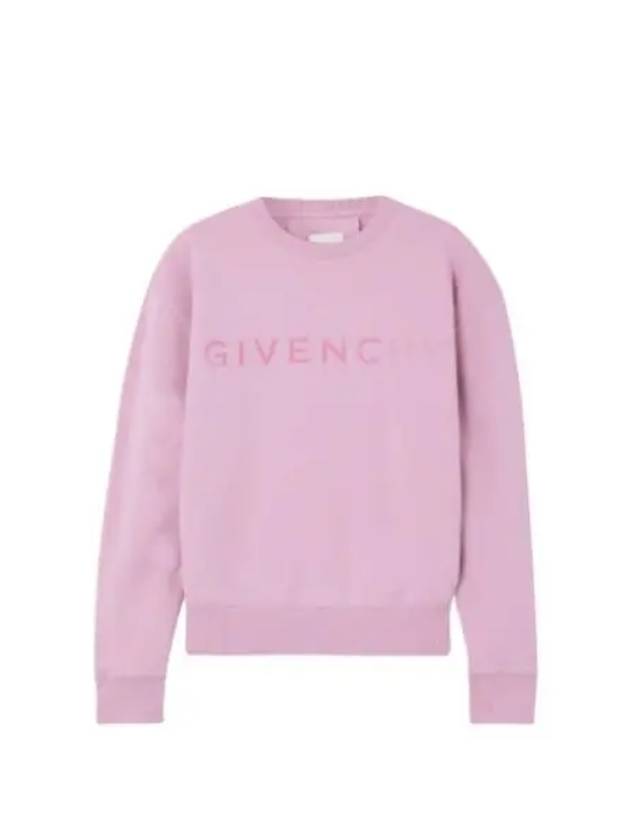 Logo Print Sweatshirt Pink - GIVENCHY - BALAAN 2