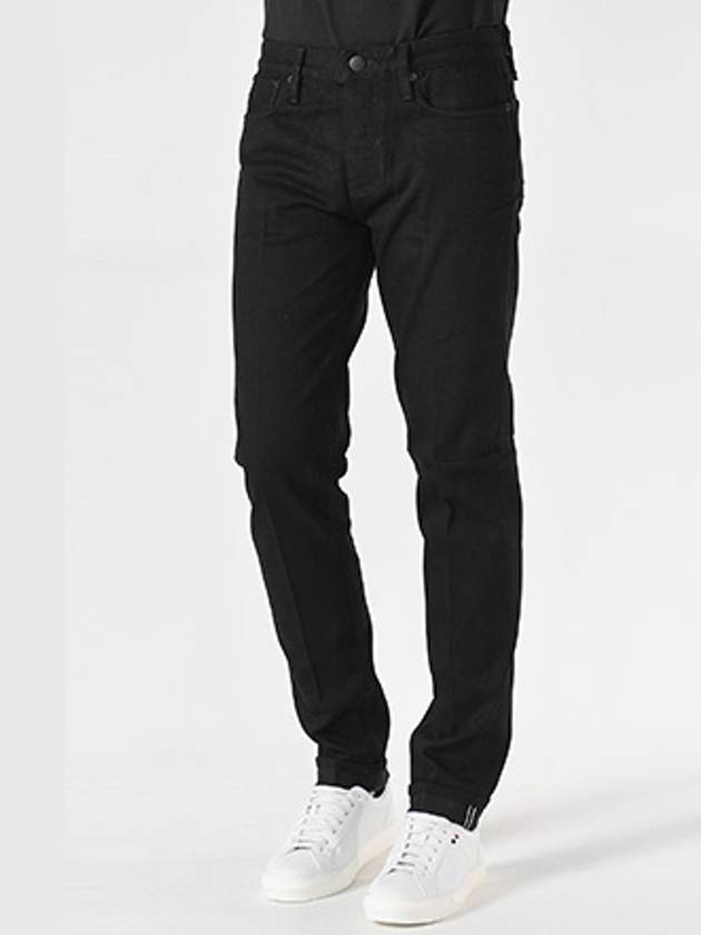 Cotton Slim Jeans Black - EMPORIO ARMANI - BALAAN 2