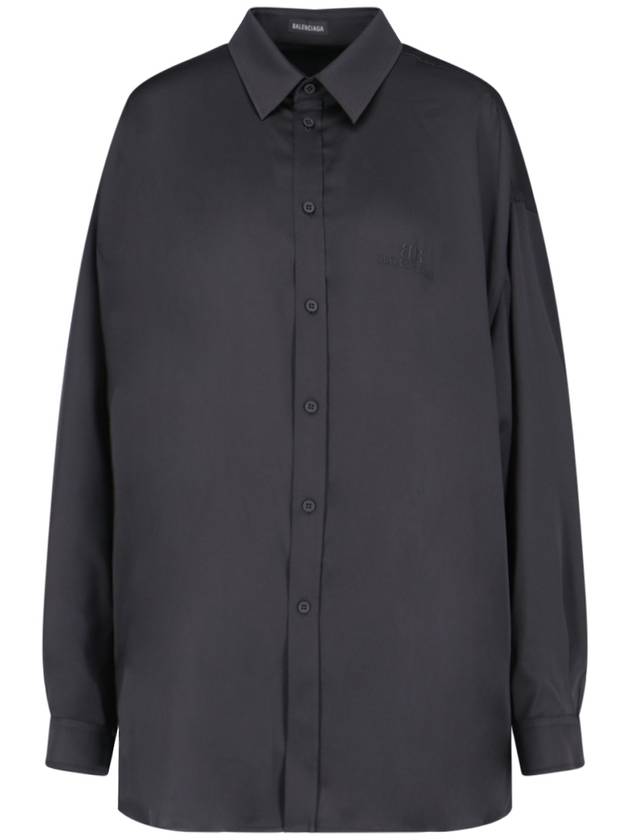 Balenciaga Shirts Black - BALENCIAGA - BALAAN 1