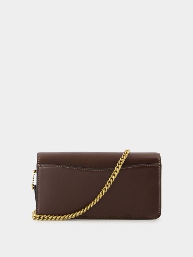 Essential Calfskin Long Wallet Brown - COACH - BALAAN 4