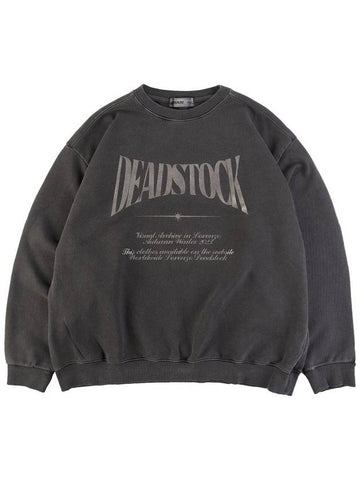 Men's Deadstock Sweatshirt Pigment Black - APEX DESIGN - BALAAN 1