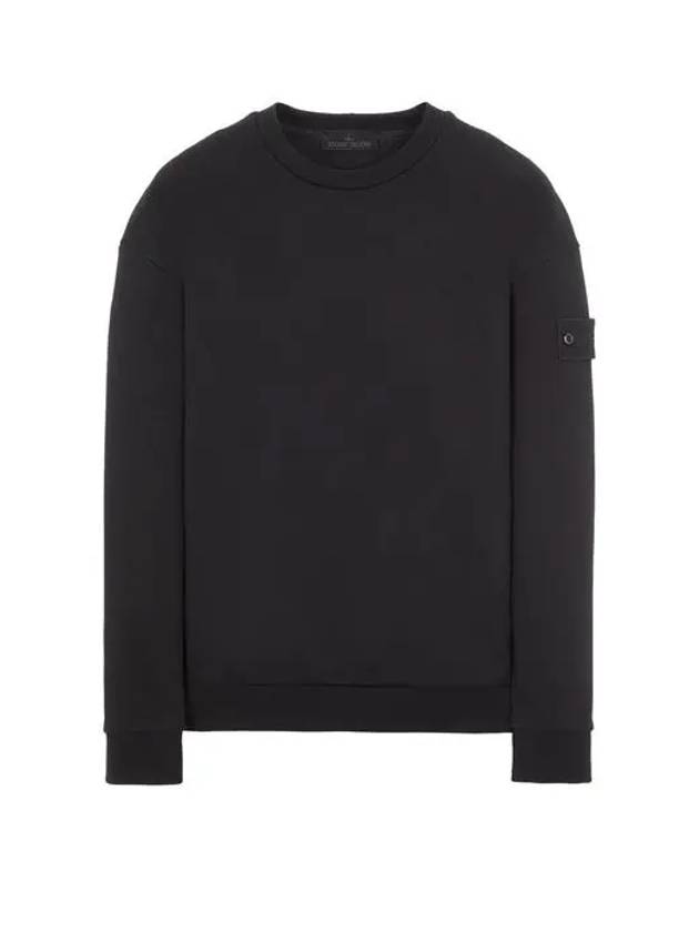 Waffen Patch Ghost Piece Cotton Sweatshirt Black - STONE ISLAND - BALAAN 2