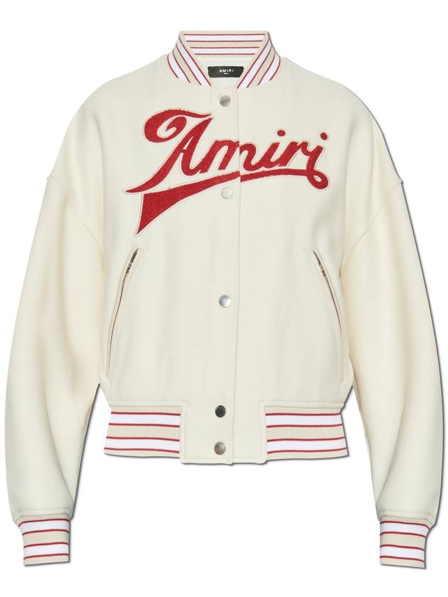 Amiri Jacket With Logo, Women's, Cream - AMIRI - BALAAN 1