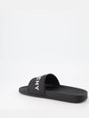 Logo Rubber Slide Slippers Black - GIVENCHY - BALAAN 3