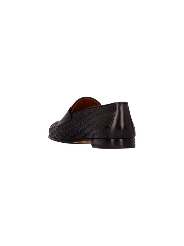 WOVEN LEATHER LOAFER - DOUCAL'S - BALAAN 3