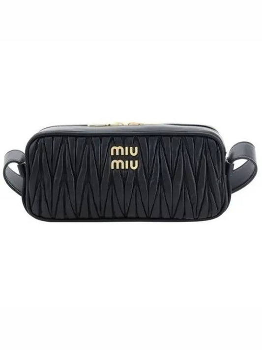 Materasse Nappa Leather Cross Bag Black - MIU MIU - BALAAN 2