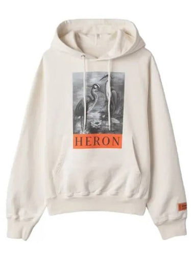 Heron Preston Logo Bird Graphic Hood White - HERON PRESTON - BALAAN 1