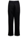 Women s Wide Cotton Pants Black MCFW24PT3 - MACKY - BALAAN 2