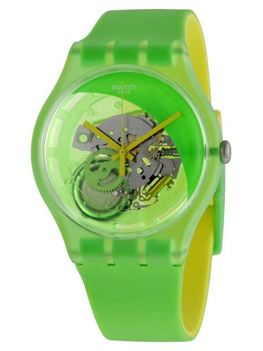 Swatch Pomme-Tech Green Skeletal Dial Men's Watch SUOG110 - SWATCH - BALAAN 1