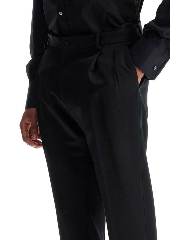 tuxedo trousers in gab - DOLCE&GABBANA - BALAAN 4