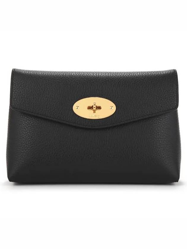 Darley Cosmetic Classic Grain Small Pouch Bag Black - MULBERRY - BALAAN 3