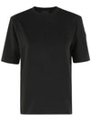 Embossed Logo Short Sleeve T-Shirt Black - MONCLER - BALAAN 1