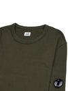 Light Fleece Sweatshirt Green - CP COMPANY - BALAAN 4