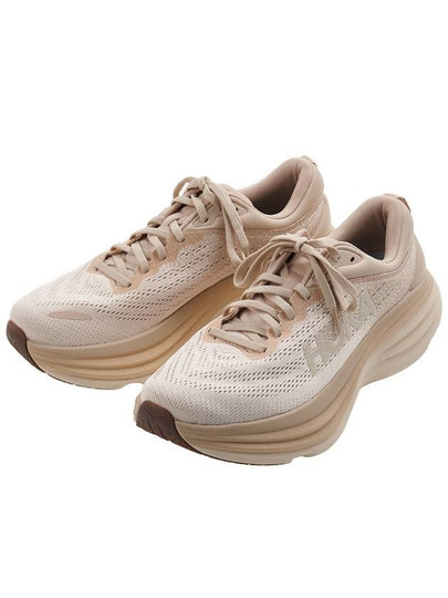 Bondi 8 Low Top Sneakers Shifting Sand Vanilla - HOKA ONE ONE - BALAAN 2