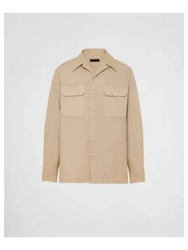 Gorton Long Sleeve Shirt Khaki - PRADA - BALAAN 2