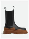 Tire Chelsea Boots Black Orange - BOTTEGA VENETA - BALAAN 2