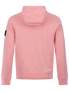 Wappen Patch Classic Fleece Hoodie Pink - STONE ISLAND - BALAAN 4