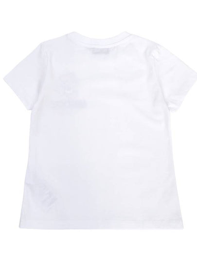 Kids short sleeved t shirt HUM04K LAA02 10101 Adults can wear - MOSCHINO - BALAAN 2