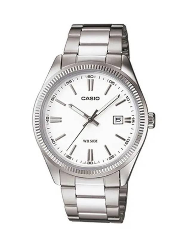 Analog Quartz Metal Watch Silver - CASIO - BALAAN 1