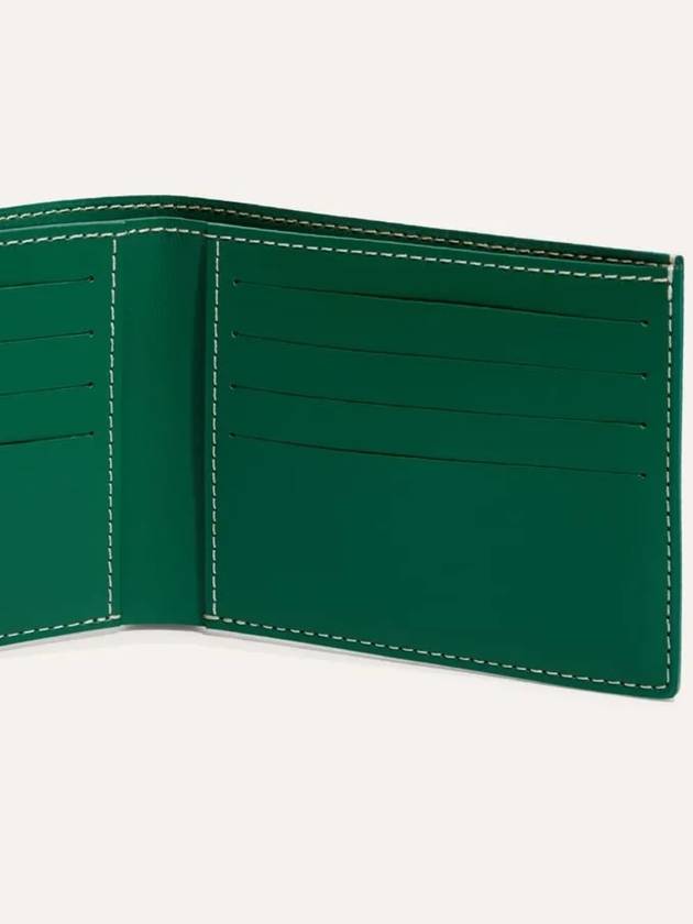 Victoire Wallet Green In Canvas And Calfskin - GOYARD - BALAAN 8